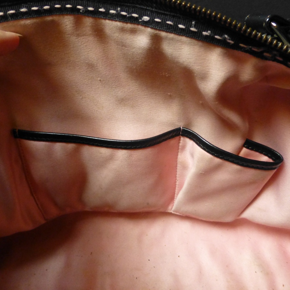 Vanessa Zebra Print Real Pony Hide Purse - image 5